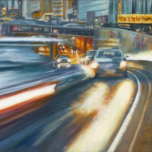 Bristol Street Underpass. Oil on canvas paper.